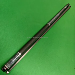 58″ High Tech Carbon Fiber Series 12.5mm M13 Carbon Fiber Shaft 1/2 Pool Cue Stick with Extension