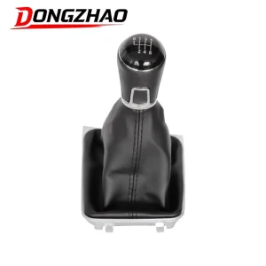 5G1711113CMIT 5G1711113A Manual Transmission Car Gear Shift Knob Gear Knob Leather Manual Cover Gear Lever Knobs for Golf 7