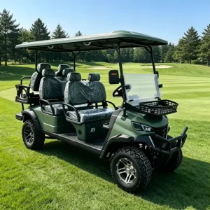 5KW 72V Lithium Battery 6 Seater CE Certified 30 50Km h Customizable Golf Cart for Golf Courses and Scenic Areas