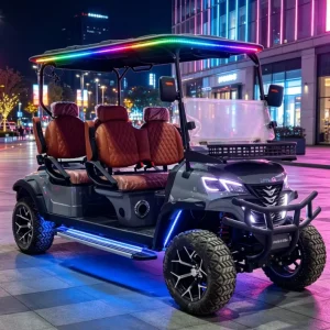5KW Motor 72V Lithium Battery 4 Seater CE Certified Electric Golf Cart for Golf Courses and Scenic Areas