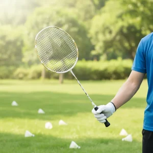 5U 28lbs Stiff Shaft High Rigidity Badminton Racket for Amateur Junior to Pro Senior Training Play