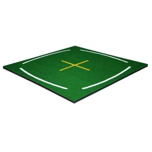 5x5ft Golf Putting Green Training Aids Double Nylon Grass Mat for Practice Driving Range