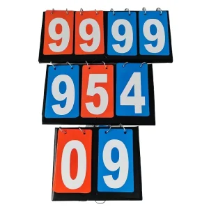 6 Digit Sign Foldable Scoreboard Basketball Football Volleyball Billiards Pool Table Tennis Badminton Manual Flip Scoring Boards