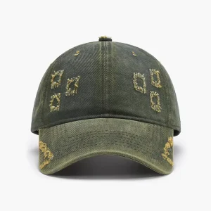 6 Panel Curved Brim Dad Hat Streetwear Sports Cap Unisex Blank Custom Logo Vintage Washed Distressed Baseball Cap