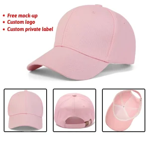 6 Panel Embroidered Kids Baseball Cap Custom Logo Children Cotton Outdoor Sports Cap Baseball Hat for Child