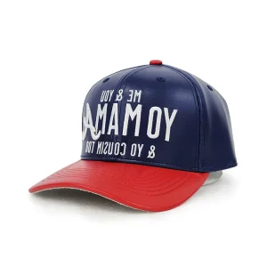6 Panels Two Tone 3D Embroidered Logo Outdoor PU Oxford Dobby Gorras Men’s Baseball Cap