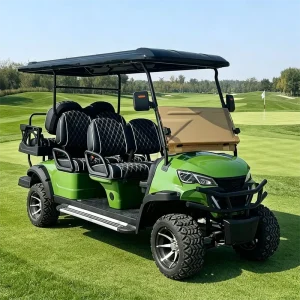 6 Seater Battery Electric Golf Cart for Club and Sightseeing with 70-90km Range and 30-50km/h Speed