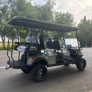 6 Seater Electric Golf Cart 72V 4 Wheel Drive CE Certified 30-50Km/h 23X10.5-14 Tires Street Legal