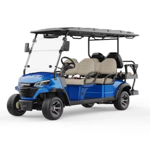 6 Seater Electric Golf Cart All Terrain Resort Golf Cart Commercial All Terrain Golf Cart Smooth Outdoor Recreation Golf Cart