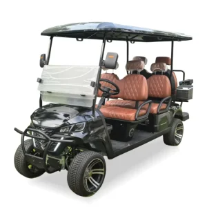 6 Seater Electric or Gasoline Club Car Golf Cart with Grade A Lithium Battery