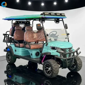 6 Seater Street Legal Lsv Ce Certified Long Range Electric Golf Cart for Neighborhood Campus Estate Golf Car