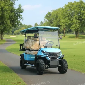 6 Seaters Electric Golf Cart 72V Lithium Battery 30 50Km h Speed 70 90km Range 7.5Motor for Golf Courses Clubs