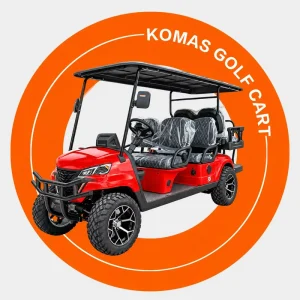 6 Seaters Electric Golf Carts with 48/60/72V Lithium Battery 3.5KW AC Motor Electric Golf Buggy Car