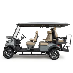 6 Seats Golf Cart Street Legal Lithium Battery Powered Golf Cart 4+2 Seater Passenger Electric Buggy Golf Carts