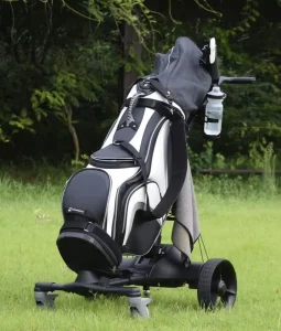 6 Wheels Foldable Smart Golf Trolley That Automatically Follow You for Caddy Remote Electric Golf Cart Buggy