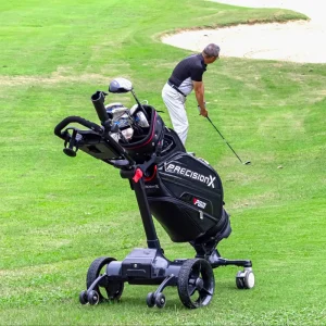 6 Wheels Intelligent Golf Trolley Electric with Portable App Control Caddy