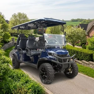 6 seat Lithium Battery Golf Cart Waterproof and Corrosion resistant Suitable for Daily Inspections in Industrial Parks