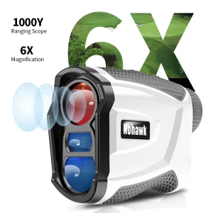 6.5X Laser Golf Range Finder Binoculars Laser Distance Meter Hunting Range Finder