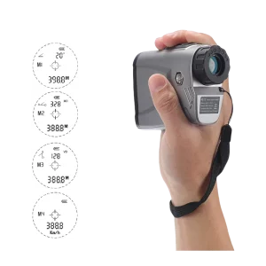 600 Meters Smart Golf Rangefinder with Laser Technology Includes Ballistic Calculation Height Speed Angle Measurements
