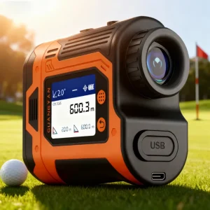 6X Magnification 5 600m Range IP65 Protection LCD Display Magnetic Golf Laser Rangefinder for Golfers