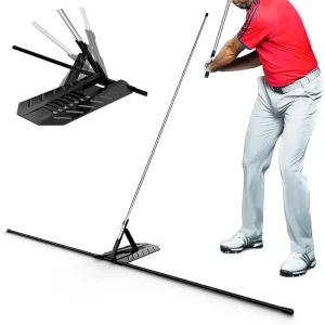 7 Adjustable Angles Golf Training Aid for Swing Plane Golf Alignment Stick Holder