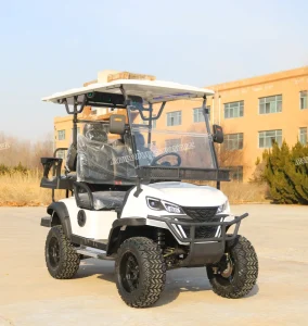 7.5KW 4 Seater Electric Golf Cart 72V Battery CE Certified Aluminum Wheels Long Range for Golf Courses
