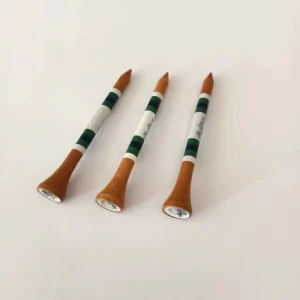 70/83MM Striped Wooden Golf Tee Bamboo Tee Ball Holder Accessories Colorful Court Accessories