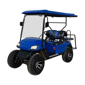 72V Golf Cart 2+2 4 Seats Sightseeing Car Small Sports Electric 4 Seater Rain Covered Powered Golf Carts