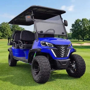 72V Lithium 4 Seater Golf Cart DOT Certified US Neighborhood Ready with Custom Config and Cargo Rear Box