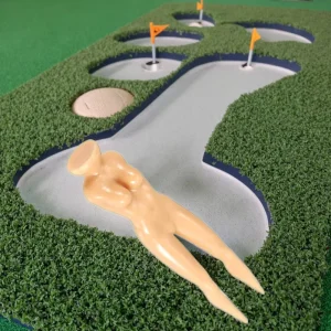 76mm Nude Sexy Naked Lady Plastic Golf Tees Funny Divot Training Equipment