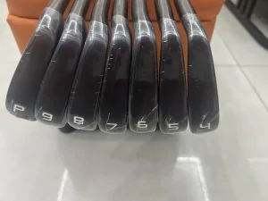 790 Silvery Golf Iron Complete Golf Club Set 4 9P Steel Graphite Shaft S Flex 7pcs Black Headcover