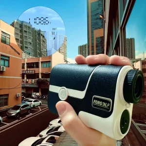 7X Flagpole Lock Sport Vibrating Range Finder Golf Rangefinders Laser Distance 1100 Meter Rangefinder