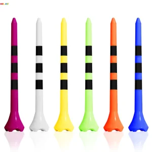 83mm Golf Ball Holder 3 Lines Printing Plastic Professional Golf Tees Accessories Factory Supply OEM ODM Golf Tee
