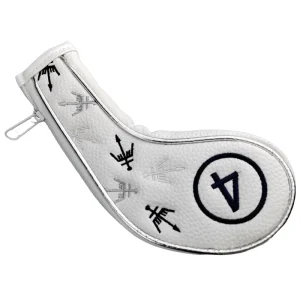 9-Piece Golf Club Head Cover Set with Number Printing and Zippers for Irons and Putter