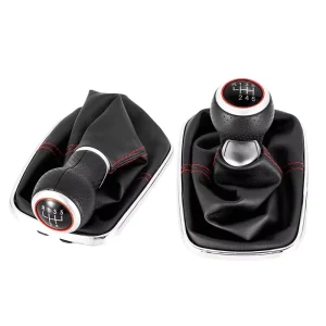 ABS Adjustable Gear Shift Knob Dust Cover Integrated for Volkswagen Golf 4 MK4 Bora Jetta