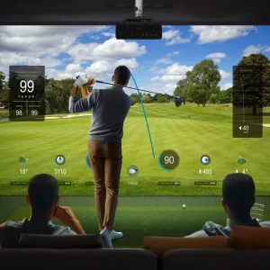 AK700ST 4000 Lumen 4K UHD Laser Projector with DLP Technology Short Throw Professional Golf Simulator 3D Ready Portable