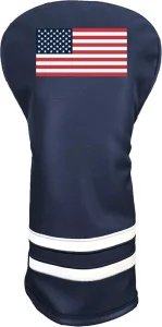 ASL Blue Golf Headcovers for Woods and Driver Fairway Hybrids Men Protective Cover PU Leather Custom Golf Club Headcover