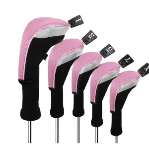 ASL GOLF Multicolor Pu Leather Golf Driver Head Cover Wood Club Cover Golf Headcover