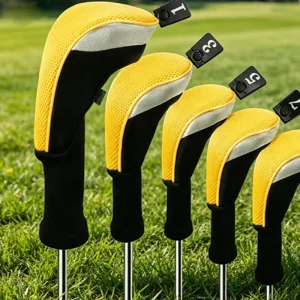 ASL GOLF Stylish Universal Head Cover Fits Most Golf Clubs Easy Access Opening Customizable Handcrafted Design Multiple Pattern