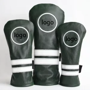 ASL Golf Head Covers for Promotional Gifts PU Leather Custom Golf Club Head Covers 5 Piece Set Head Cover