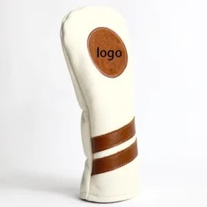 ASL Luxury Golf Driver Head Cover PU Leather Custom Golf Club Head Covers 5 Piece Set Head Cover