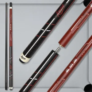ASN CT 1 3 Piece Carbon Fiber Break Jump Cue Stick 13.2mm Phenolic Tip High Stiffness Billiard Cue for Professional Power