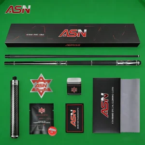 ASN WJTH 07 Advanced 9 Piece Billiard Cue Bundle Professional Stick Hard Case Extension Tooling Elite Series Luxury Gift Set