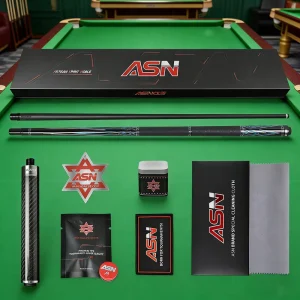 ASN WTH 01 Advanced 9 Piece Billiard Cue Bundle Professional Stick Hard Case Extension Tooling Elite Series Luxury Gift Set