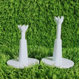 Adjustable Eco Friendly Junior Golf Tees for Kids Durable Soft Rubber for Hitting Mats and Home Practice