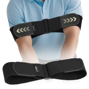 Adjustable Golf Swing Trainer Golf Training Aids Arm Band Fix Chicken Wing Muscle Memory and Swing Path Control