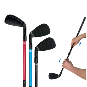 Adjustable Length Extendable Golf Wedge 53.5cm 90cm Aluminum Alloy Shaft Training Golf Club