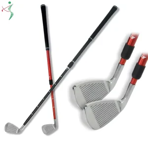 Adjustable Length Waterproof Portable Golf Telescopic Chipping Club Rubber Aluminum Alloy Shaft Golf Practice Clubs