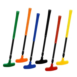 Adjustable Lightweight Golf Putting Club Rubber Grip Ambidextrous Design for Mini Golf Course Practice for Kids Adults