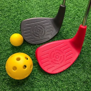 Adjustable Practice Plastic Rod Head Golf Clubs Custom Logo Retractable Golf Putter Swing Trainer Adjustable Length
